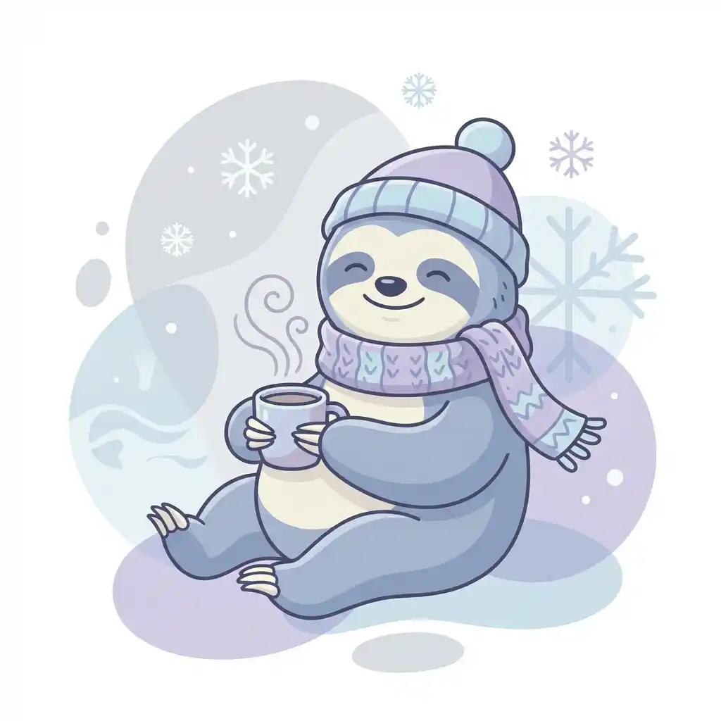 Bradipo in Inverno